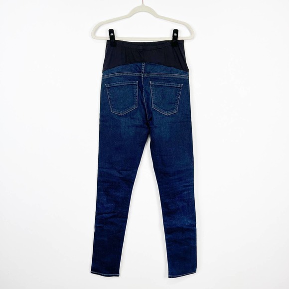 Citizens of Humanity blue maternity jeans with belly band skinny size 28 - Picture 2 of 5